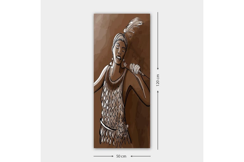 Canvasbillede DKY World Cultures Flerfarvet - 50x120 cm - Boligtilbehør - Billeder & kunst - Billeder på lærred