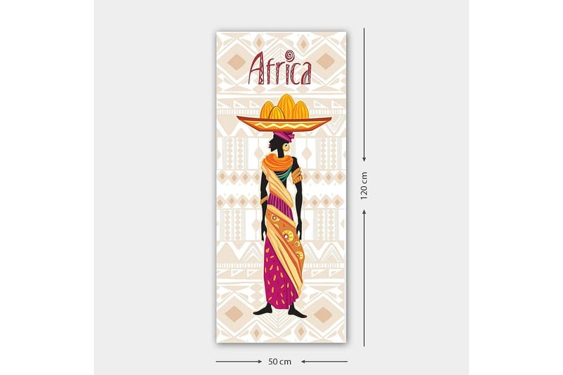 Canvasbillede DKY World Cultures Flerfarvet - 50x120 cm - Boligtilbehør - Billeder & kunst - Billeder på lærred