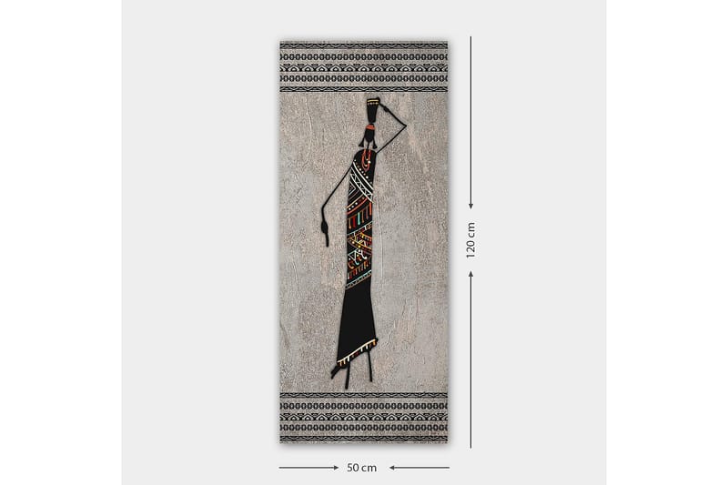 Canvasbillede DKY World Cultures Flerfarvet - 50x120 cm - Boligtilbehør - Billeder & kunst - Billeder på lærred