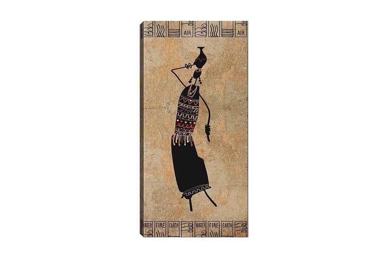 Canvasbillede DKY World Cultures Flerfarvet - 50x120 cm - Boligtilbehør - Billeder & kunst - Billeder på lærred