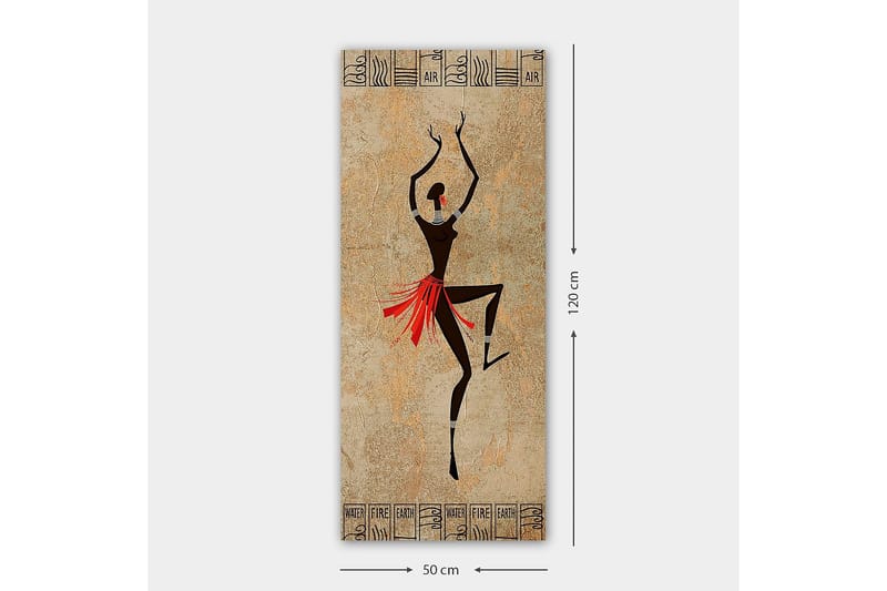 Canvasbillede DKY World Cultures Flerfarvet - 50x120 cm - Boligtilbehør - Billeder & kunst - Billeder på lærred