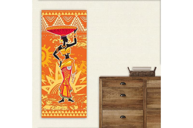 Canvasbillede DKY World Cultures Flerfarvet - 50x120 cm - Boligtilbehør - Billeder & kunst - Billeder på lærred