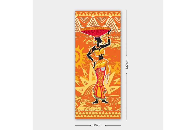 Canvasbillede DKY World Cultures Flerfarvet - 50x120 cm - Boligtilbehør - Billeder & kunst - Billeder på lærred