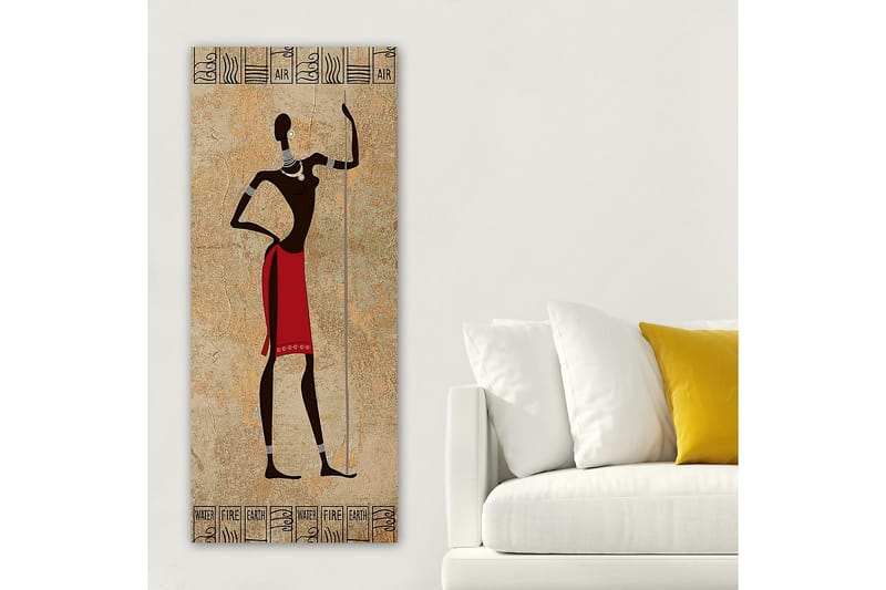 Canvasbillede DKY World Cultures Flerfarvet - 50x120 cm - Boligtilbehør - Billeder & kunst - Billeder på lærred
