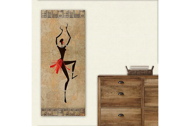 Canvasbillede DKY World Cultures Flerfarvet - 50x120 cm - Boligtilbehør - Billeder & kunst - Billeder på lærred