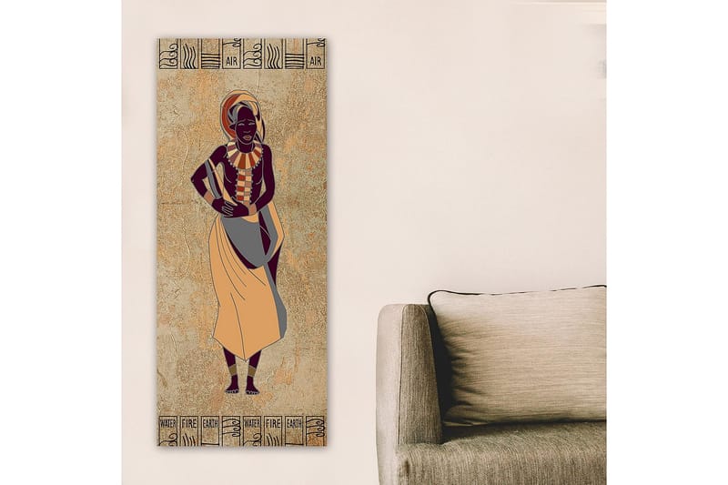 Canvasbillede DKY World Cultures Flerfarvet - 50x120 cm - Boligtilbehør - Billeder & kunst - Billeder på lærred