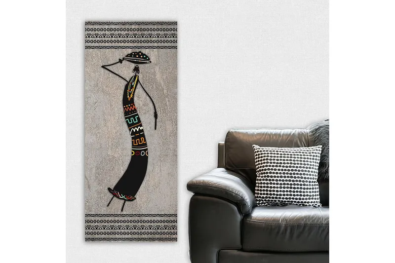 Canvasbillede DKY World Cultures Flerfarvet - 50x120 cm - Boligtilbehør - Billeder & kunst - Billeder på lærred