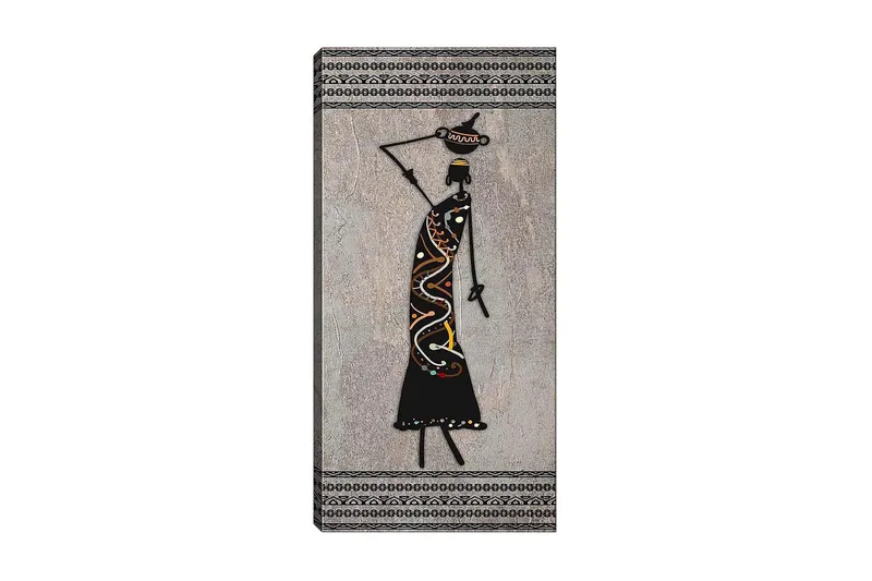 Canvasbillede DKY World Cultures Flerfarvet, 50x120 cm