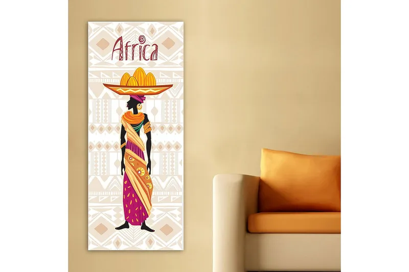 Canvasbillede DKY World Cultures Flerfarvet - 50x120 cm - Boligtilbehør - Billeder & kunst - Billeder på lærred