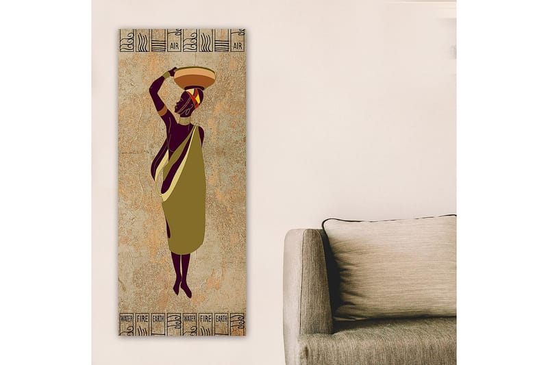 Canvasbillede DKY World Cultures Flerfarvet - 50x120 cm - Boligtilbehør - Billeder & kunst - Billeder på lærred