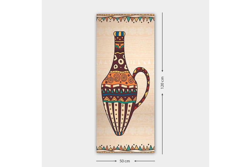 Canvasbillede DKY World Cultures Flerfarvet - 50x120 cm - Boligtilbehør - Billeder & kunst - Billeder på lærred