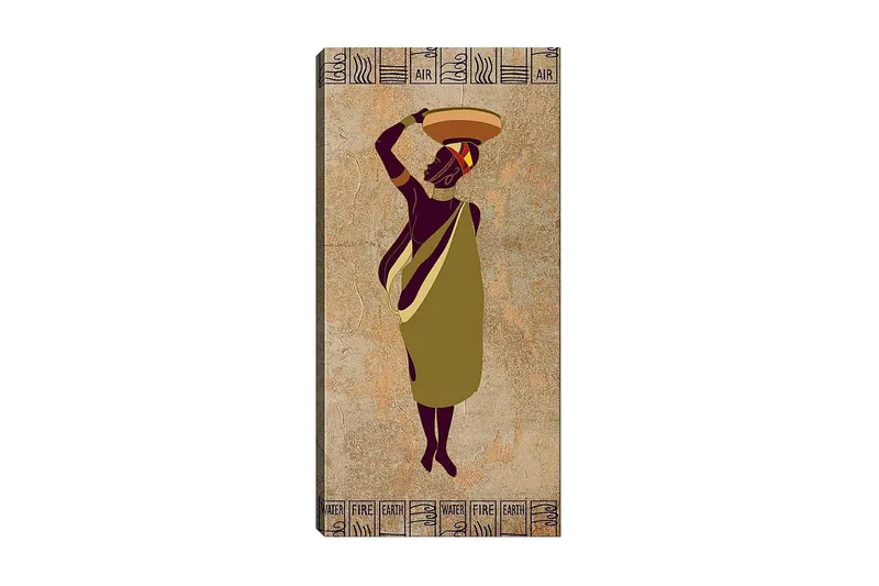 Canvasbillede DKY World Cultures Flerfarvet, 50x120 cm