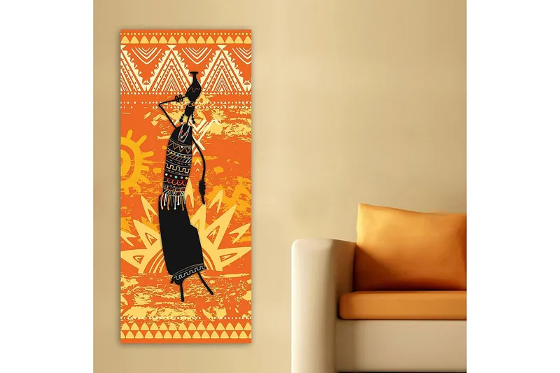 Canvasbillede DKY World Cultures Flerfarvet - 50x120 cm - Boligtilbehør - Billeder & kunst - Billeder på lærred