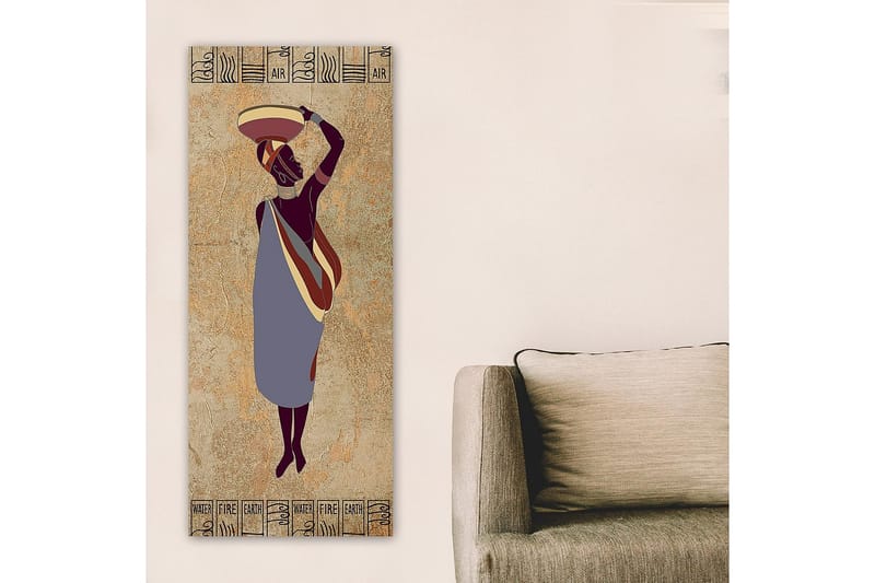 Canvasbillede DKY World Cultures Flerfarvet - 50x120 cm - Boligtilbehør - Billeder & kunst - Billeder på lærred