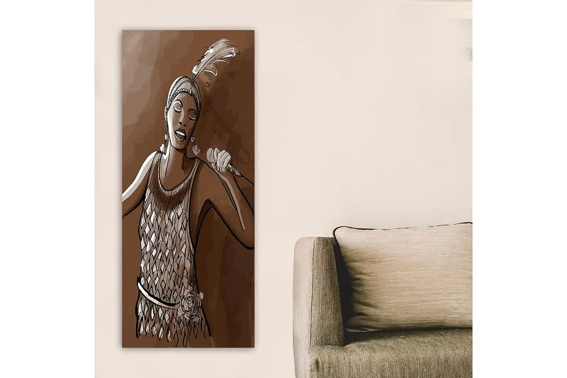 Canvasbillede DKY World Cultures Flerfarvet - 50x120 cm - Boligtilbehør - Billeder & kunst - Billeder på lærred