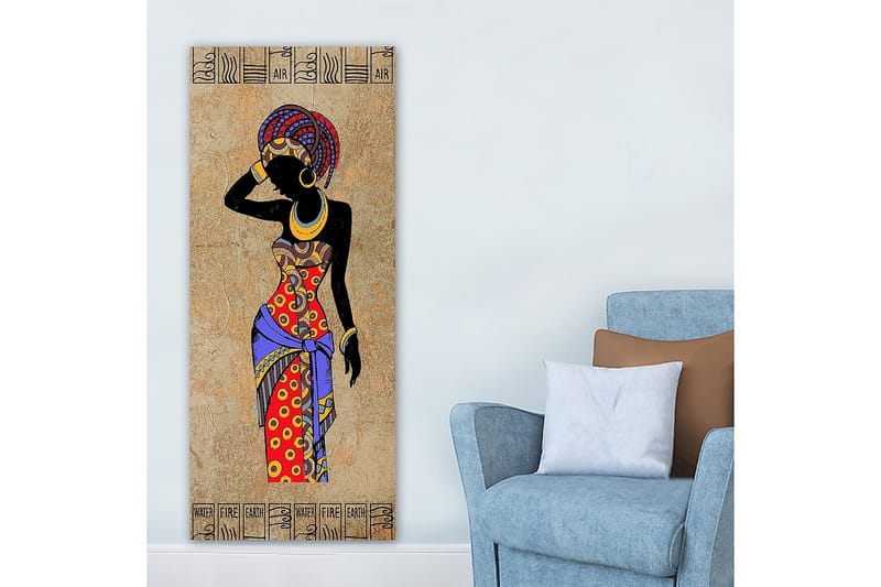 Canvasbillede DKY World Cultures Flerfarvet - 50x120 cm - Boligtilbehør - Billeder & kunst - Billeder på lærred
