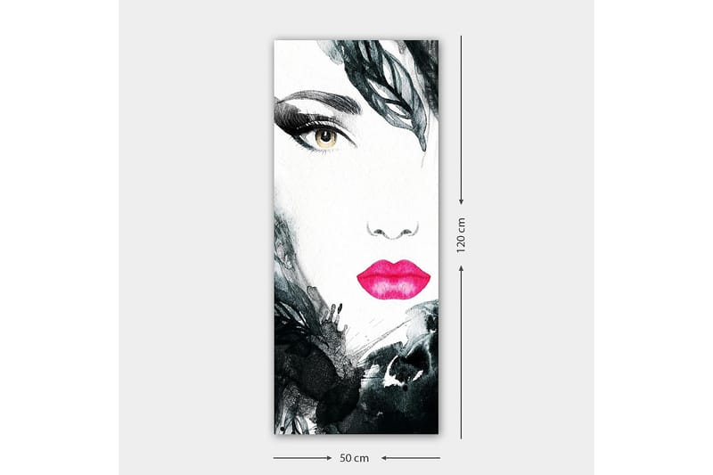 Canvasbillede DKY People Flerfarvet - 50x120 cm - Boligtilbehør - Billeder & kunst - Billeder på lærred
