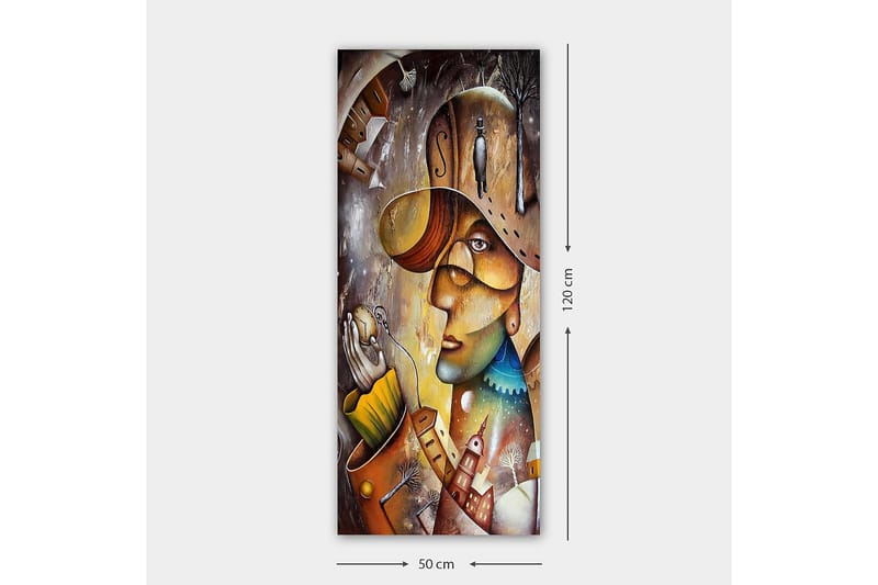 Canvasbillede DKY People Flerfarvet - 50x120 cm - Boligtilbehør - Billeder & kunst - Billeder på lærred