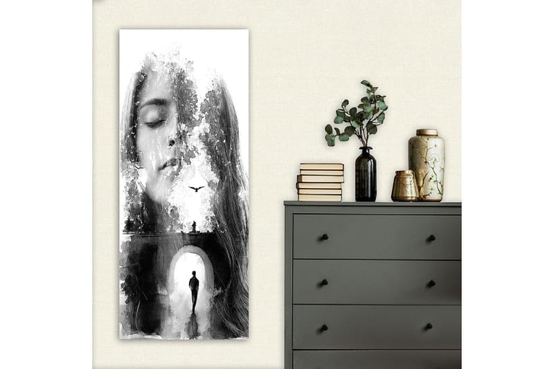 Canvasbillede DKY People Flerfarvet - 50x120 cm - Boligtilbehør - Billeder & kunst - Billeder på lærred