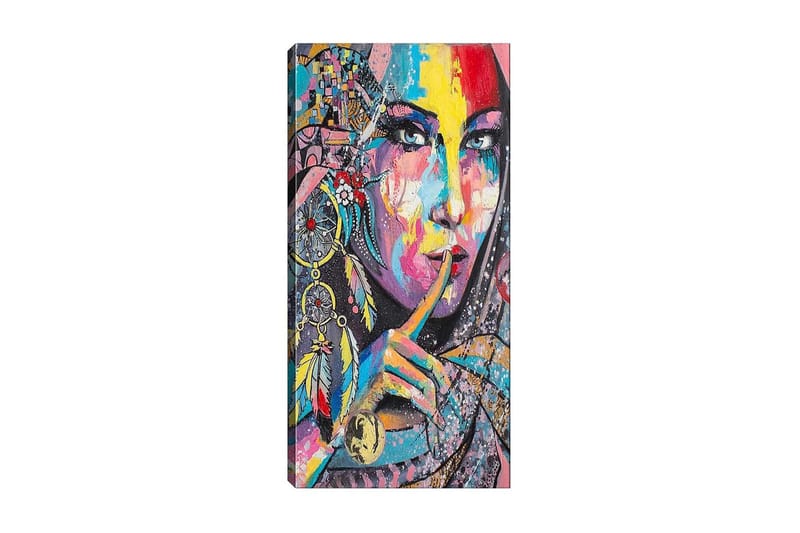 Canvasbillede DKY People Flerfarvet - 50x120 cm - Boligtilbehør - Billeder & kunst - Billeder på lærred