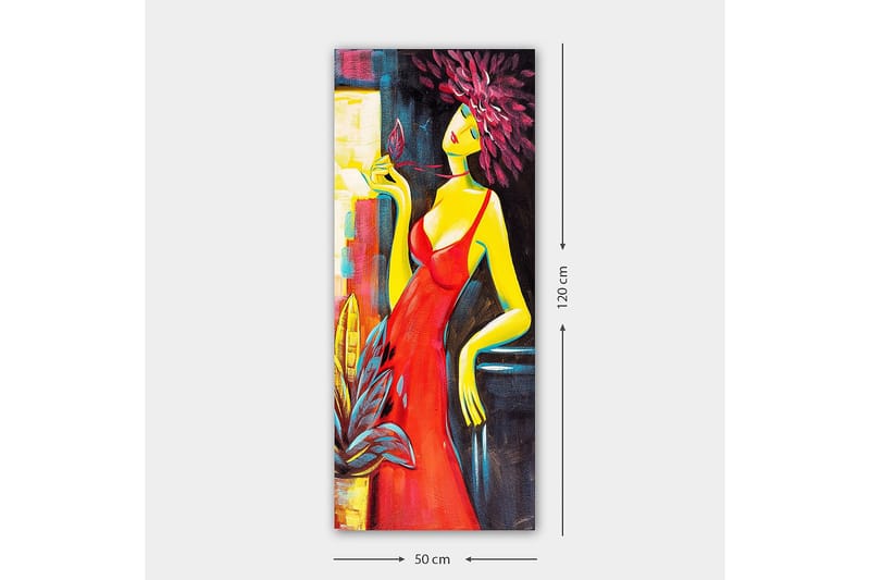 Canvasbillede DKY People Flerfarvet - 50x120 cm - Boligtilbehør - Billeder & kunst - Billeder på lærred