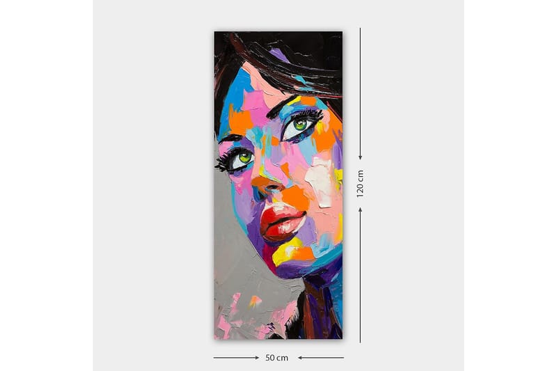 Canvasbillede DKY People Flerfarvet - 50x120 cm - Boligtilbehør - Billeder & kunst - Billeder på lærred