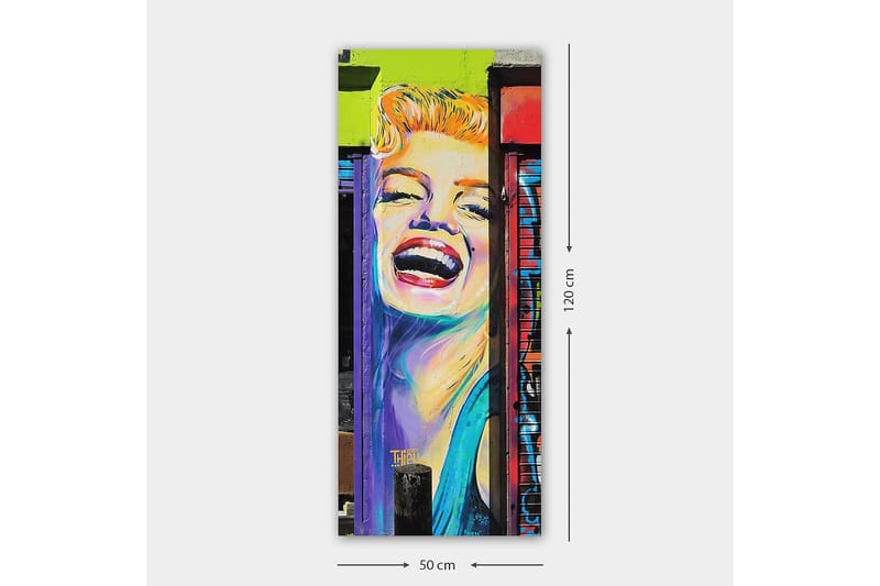 Canvasbillede DKY People Flerfarvet - 50x120 cm - Boligtilbehør - Billeder & kunst - Billeder på lærred