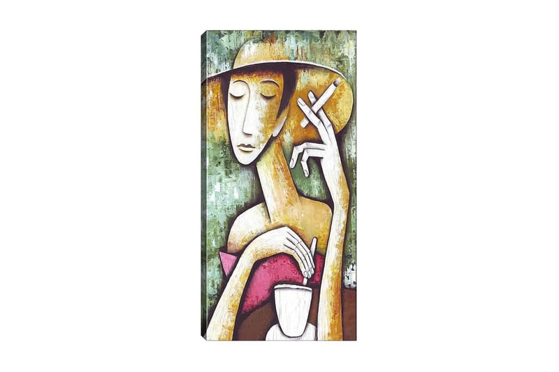 Canvasbillede DKY People Flerfarvet - 50x120 cm - Boligtilbehør - Billeder & kunst - Billeder på lærred
