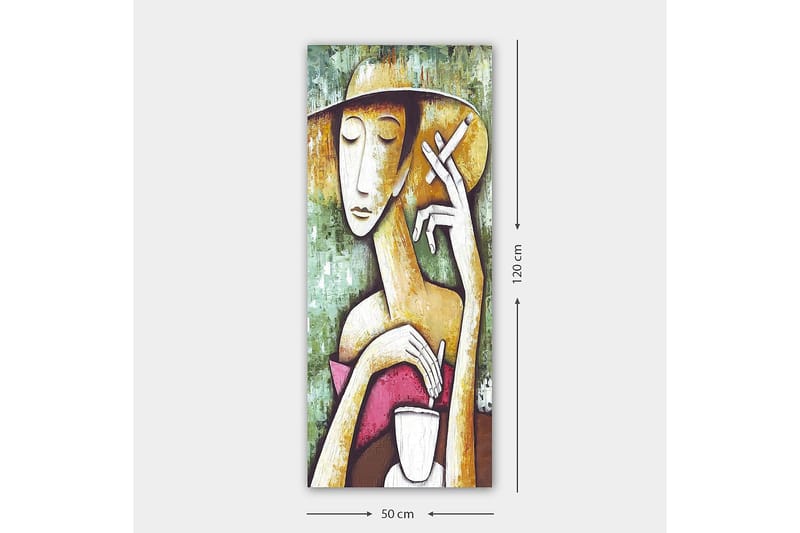 Canvasbillede DKY People Flerfarvet - 50x120 cm - Boligtilbehør - Billeder & kunst - Billeder på lærred