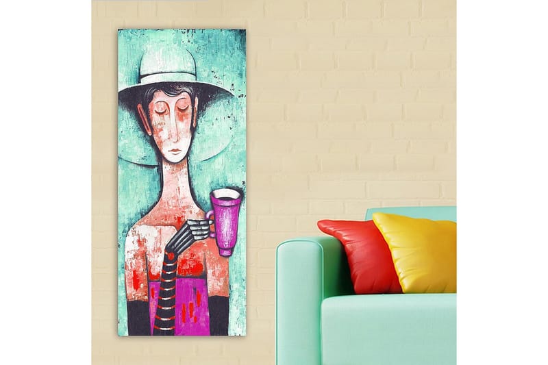 Canvasbillede DKY People Flerfarvet - 50x120 cm - Boligtilbehør - Billeder & kunst - Billeder på lærred