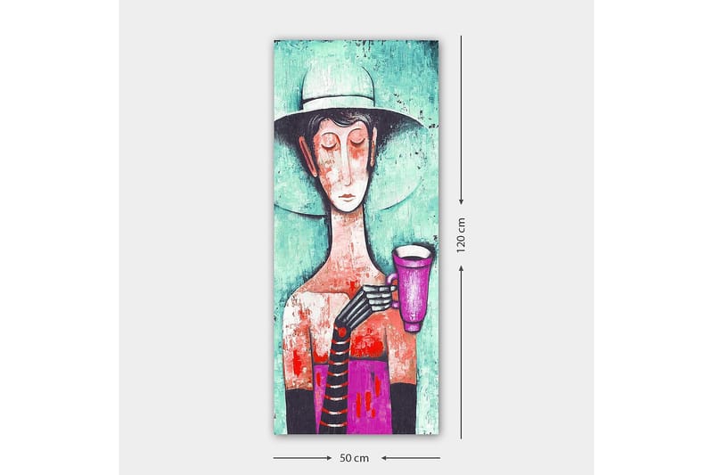 Canvasbillede DKY People Flerfarvet - 50x120 cm - Boligtilbehør - Billeder & kunst - Billeder på lærred