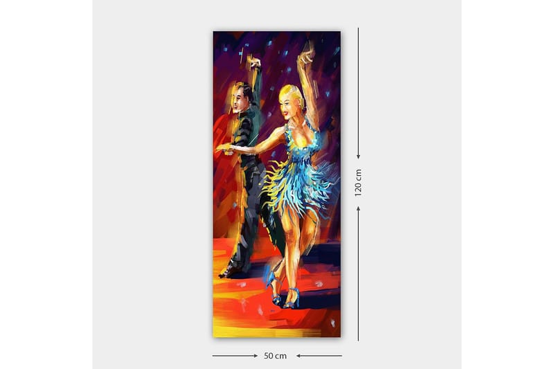 Canvasbillede DKY People Flerfarvet - 50x120 cm - Boligtilbehør - Billeder & kunst - Billeder på lærred