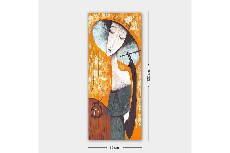 Canvasbillede DKY People Flerfarvet - 50x120 cm - Boligtilbehør - Billeder & kunst - Billeder på lærred