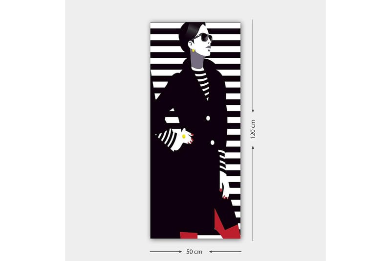 Canvasbillede DKY People Flerfarvet - 50x120 cm - Boligtilbehør - Billeder & kunst - Billeder på lærred