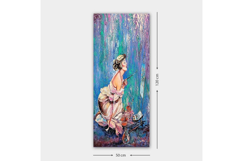 Canvasbillede DKY People Flerfarvet - 50x120 cm - Boligtilbehør - Billeder & kunst - Billeder på lærred