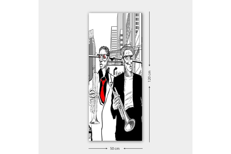 Canvasbillede DKY People Flerfarvet - 50x120 cm - Boligtilbehør - Billeder & kunst - Billeder på lærred