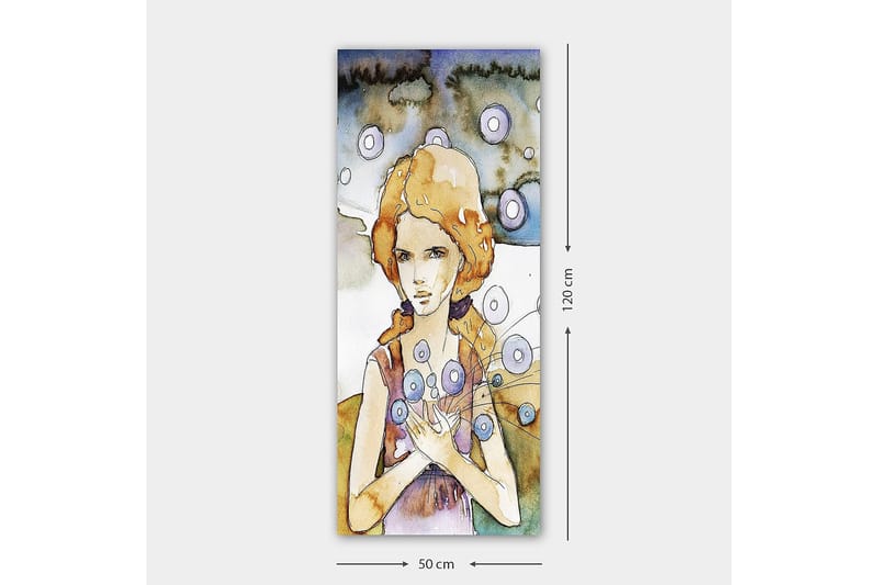 Canvasbillede DKY People Flerfarvet - 50x120 cm - Boligtilbehør - Billeder & kunst - Billeder på lærred