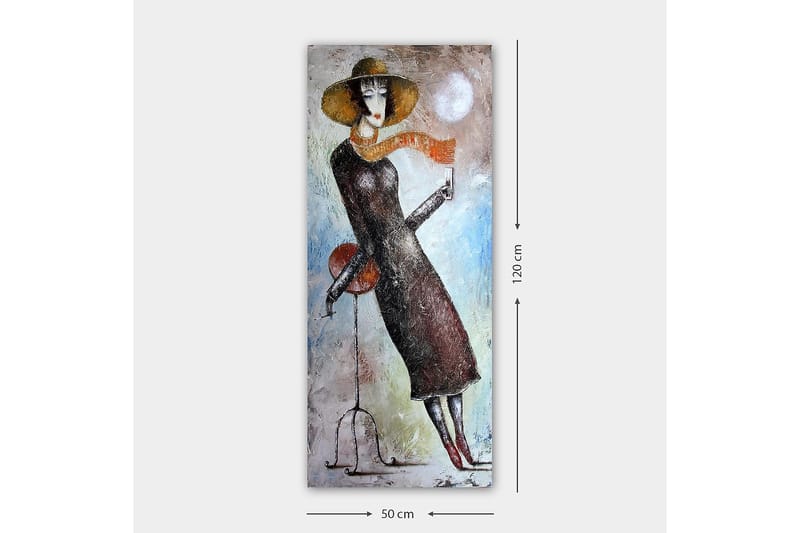 Canvasbillede DKY People Flerfarvet - 50x120 cm - Boligtilbehør - Billeder & kunst - Billeder på lærred