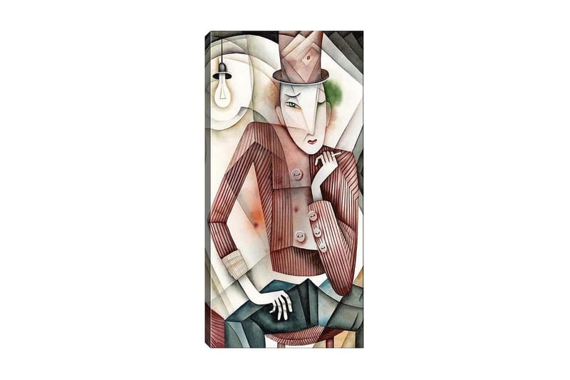 Canvasbillede DKY People Flerfarvet - 50x120 cm - Boligtilbehør - Billeder & kunst - Billeder på lærred