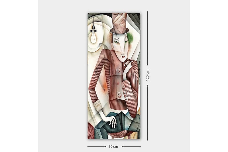 Canvasbillede DKY People Flerfarvet - 50x120 cm - Boligtilbehør - Billeder & kunst - Billeder på lærred
