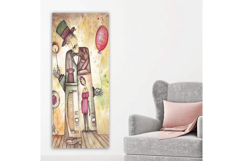 Canvasbillede DKY People Flerfarvet - 50x120 cm - Boligtilbehør - Billeder & kunst - Billeder på lærred