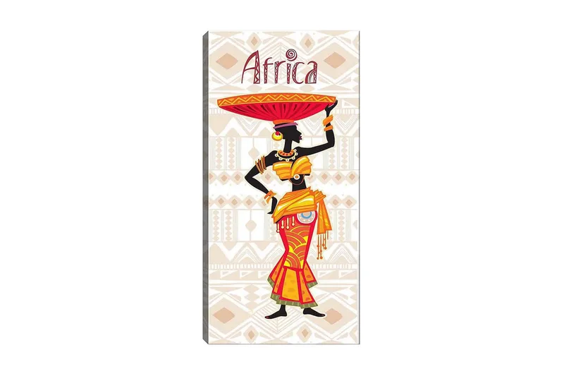 Canvasbillede DKY People Flerfarvet, 50x120 cm