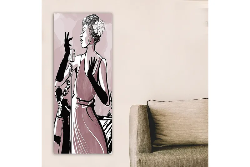 Canvasbillede DKY People Flerfarvet - 50x120 cm - Boligtilbehør - Billeder & kunst - Billeder på lærred