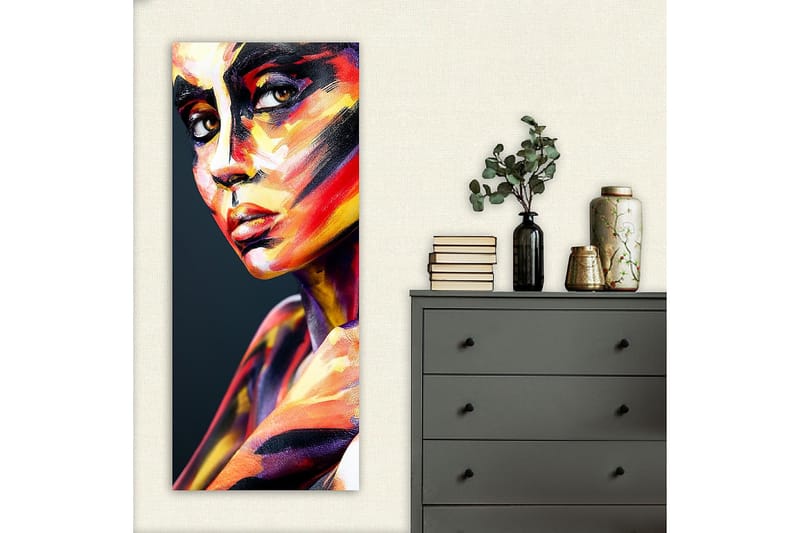 Canvasbillede DKY People Flerfarvet - 50x120 cm - Boligtilbehør - Billeder & kunst - Billeder på lærred