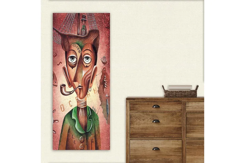 Canvasbillede DKY People Flerfarvet - 50x120 cm - Boligtilbehør - Billeder & kunst - Billeder på lærred