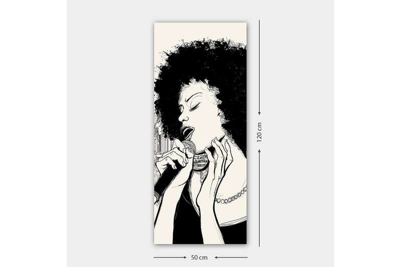 Canvasbillede DKY People Flerfarvet - 50x120 cm - Boligtilbehør - Billeder & kunst - Billeder på lærred