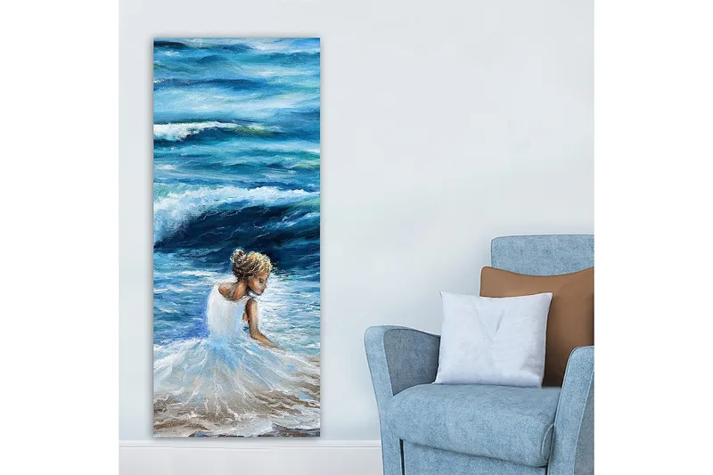 Canvasbillede DKY People Flerfarvet - 50x120 cm - Boligtilbehør - Billeder & kunst - Billeder på lærred