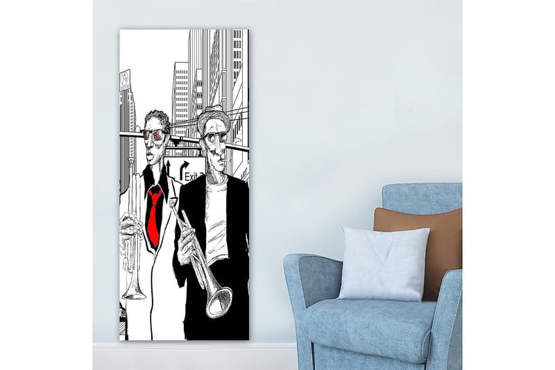 Canvasbillede DKY People Flerfarvet - 50x120 cm - Boligtilbehør - Billeder & kunst - Billeder på lærred
