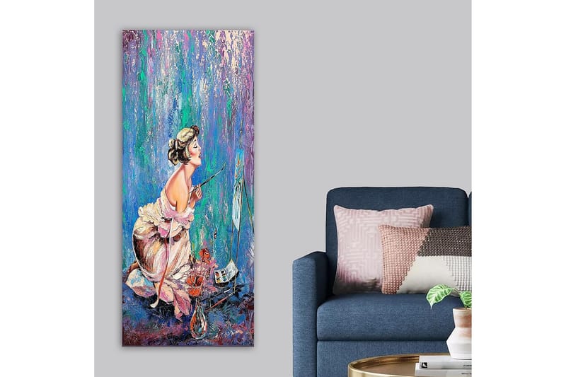 Canvasbillede DKY People Flerfarvet - 50x120 cm - Boligtilbehør - Billeder & kunst - Billeder på lærred