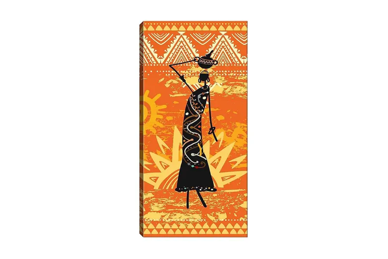 Canvasbillede DKY People Flerfarvet, 50x120 cm